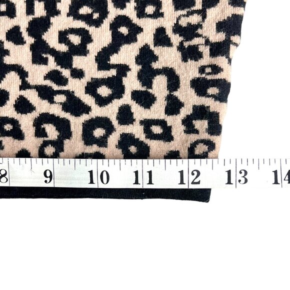 Leopard Print Cropped Knit Tank Top Medium by Kendall & Kylie Womens Stretchy - Picture 5 of 7